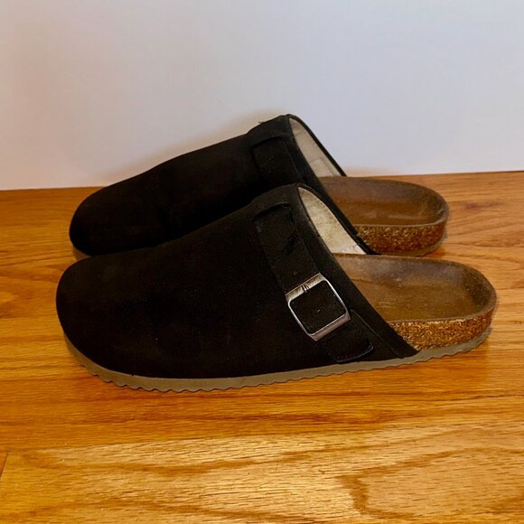 White Mountain Footbeds Suede Clogs size 8 - Picture 2 of 8